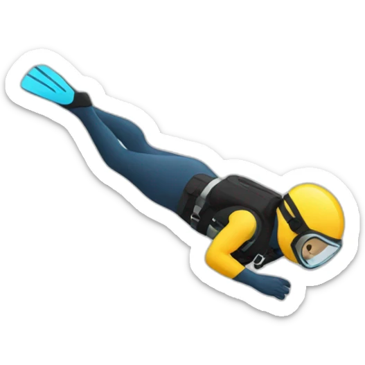 diver sticker