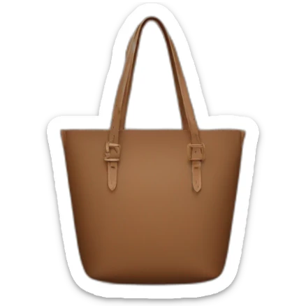 Bag colour brown sticker
