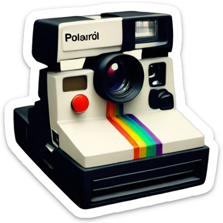 Polaroid sticker