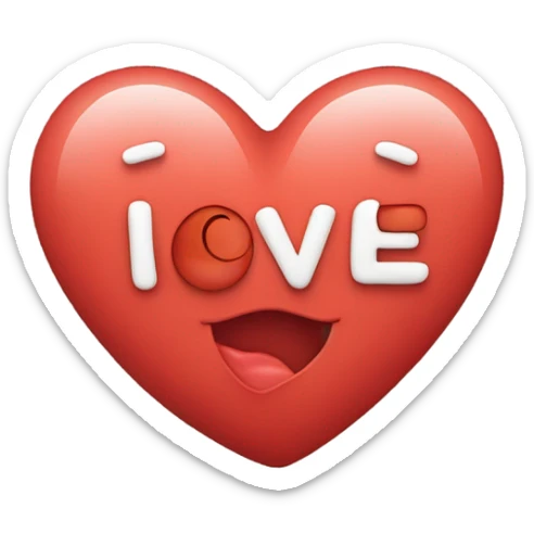 i love you sticker