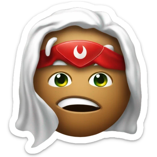 Superhero poop emoji with UT health science center at san antonio logo sticker