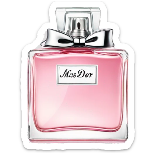 Miss dior perfume sticker