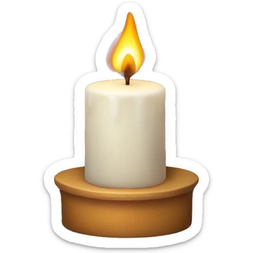 Candle sticker