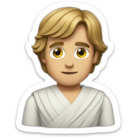 luke skywalker sticker