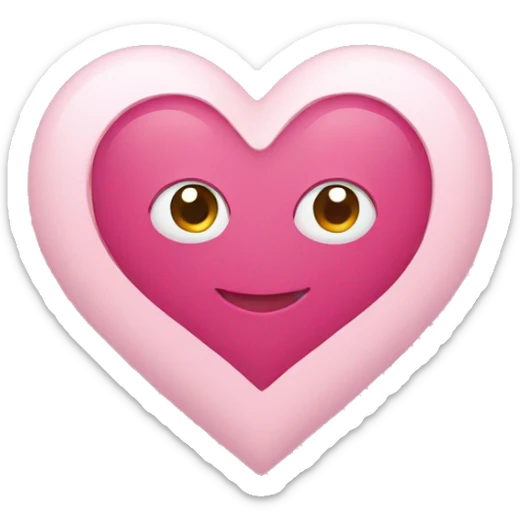 Love heart sticker