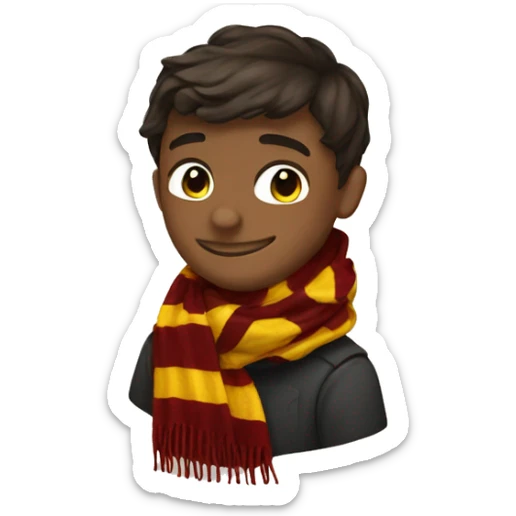Hogwarts scarf sticker