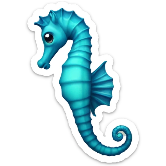 seahorse sticker