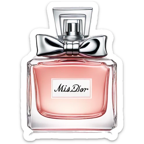 Miss dior perfume sticker