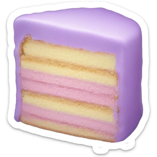 Magic pastel cake sticker