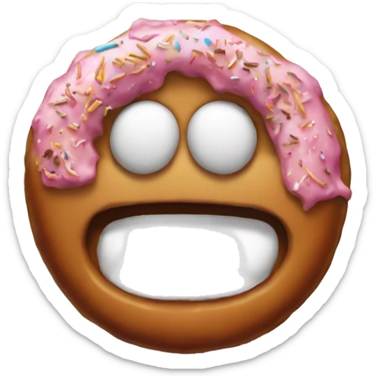 Donut God sticker