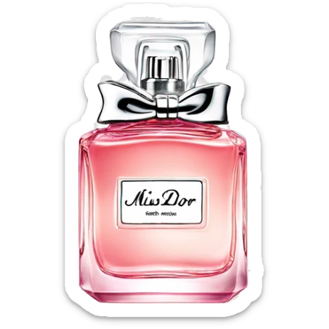 Miss dior perfume sticker