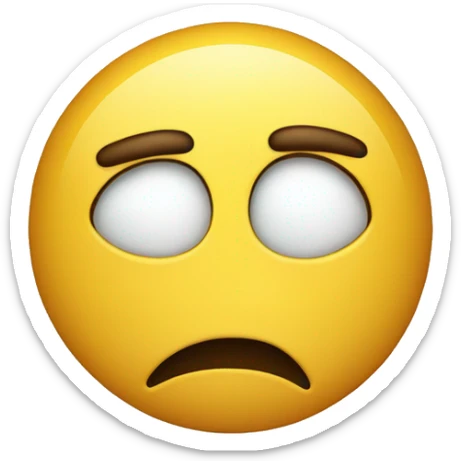 Small smile hiding a lot of pain. Struggling inside but trying to smile. hurt.  sticker