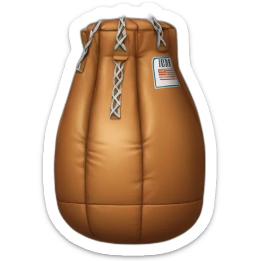 boxing bag sticker