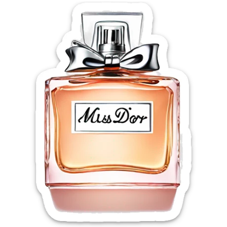 Miss dior perfume sticker