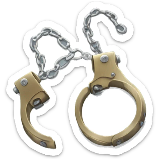 handcuffs sticker