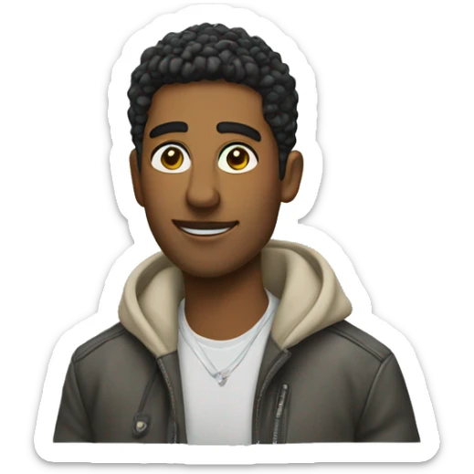 Reem wearing jacket  sticker