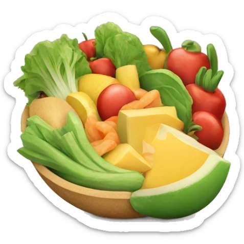 Healthy food  sticker