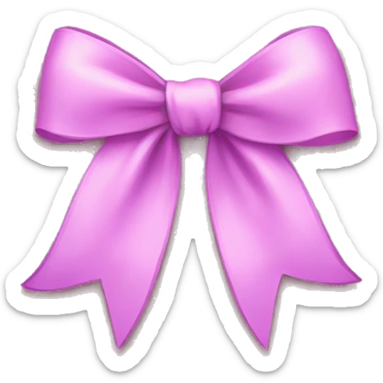 Coquette bow sticker