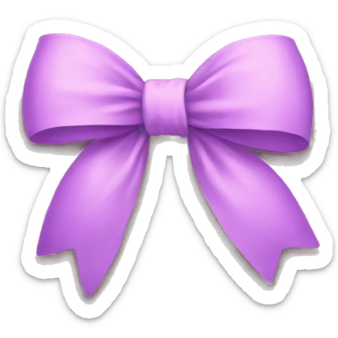 Bow sticker