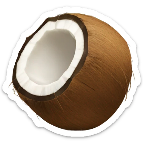 Coconut  sticker