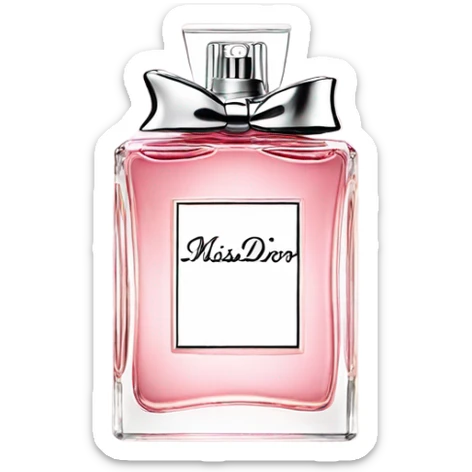 Miss dior perfume sticker