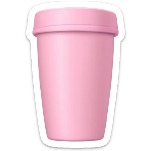 Light pink tumbler without face with name ״יוליה״ in hebrew on the tumbler sticker