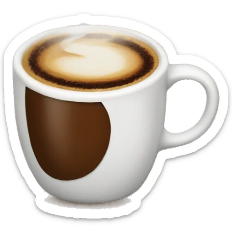 Coffee sticker