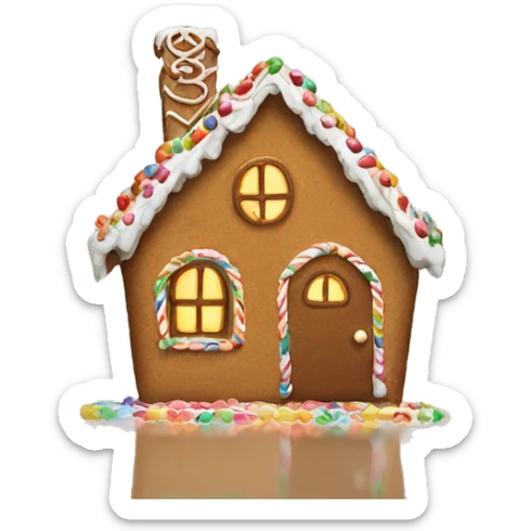 Gingerbread house  sticker