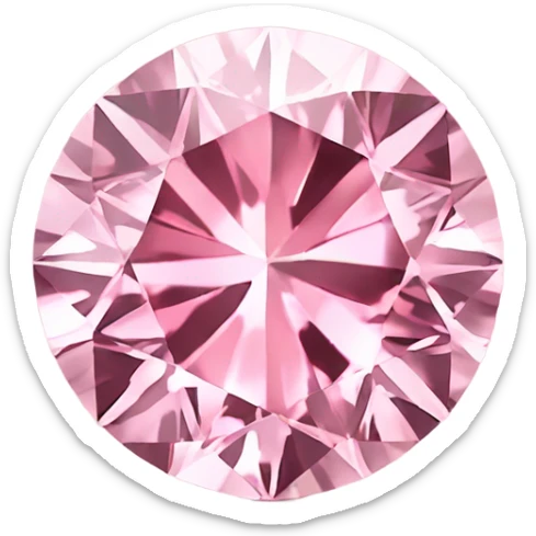 Pink diamond sticker