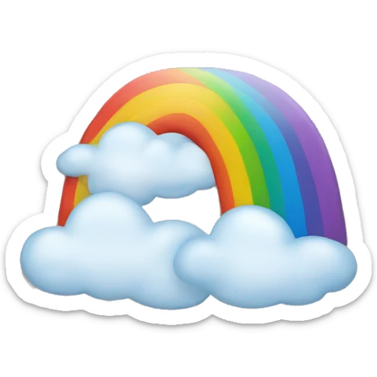 Rainbow sticker