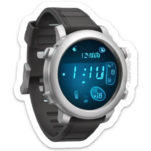 Crea un reloj con tecnología avanzada, que no exista, innovador que mida niveles de glucosa sticker