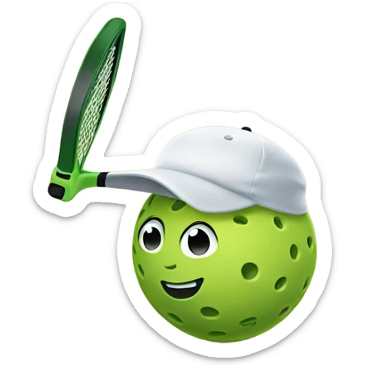 Pickleball sticker