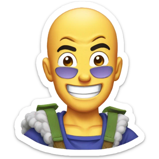 Cooler from dragon ball z movies laughing emoji sticker