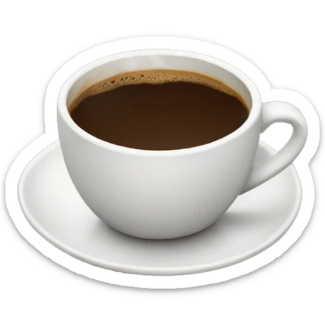 Coffee sticker