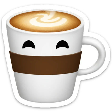Coffee sticker