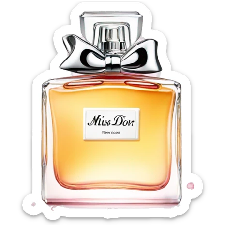 Miss dior perfume sticker