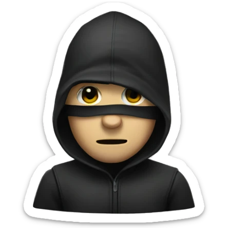 Robber emoji sticker