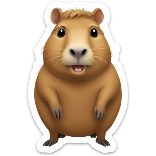 Capybara sticker