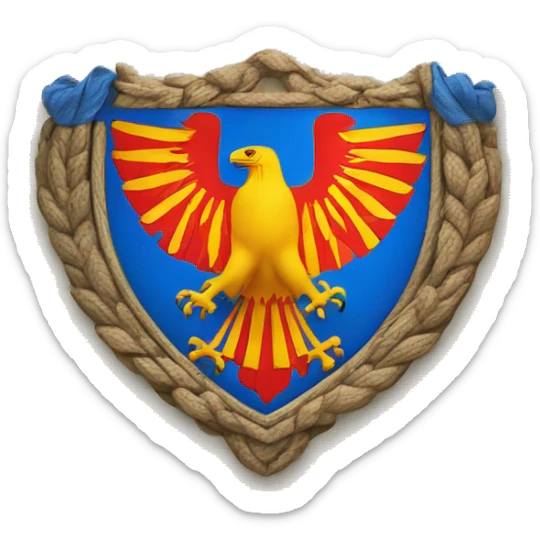 The coat of arms of the Republic of Armenia sticker