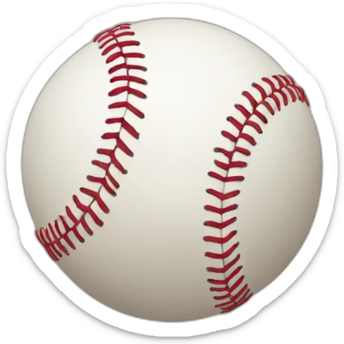 Baseball sticker