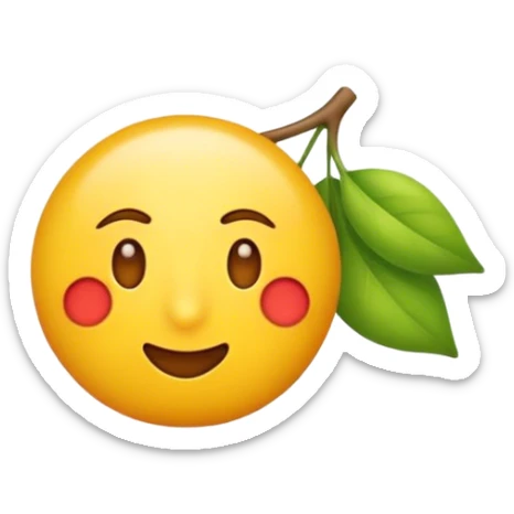 un emoji que de lejos parezca una cosa pero viendo los detalles se note que es otra cosa sticker