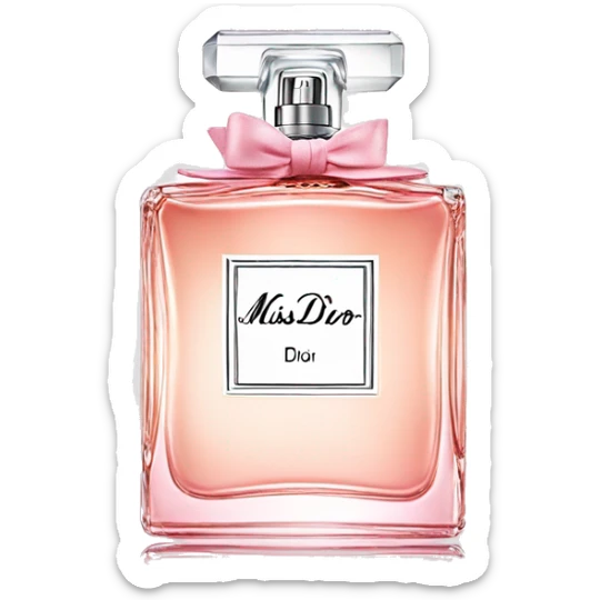 Miss dior perfume sticker