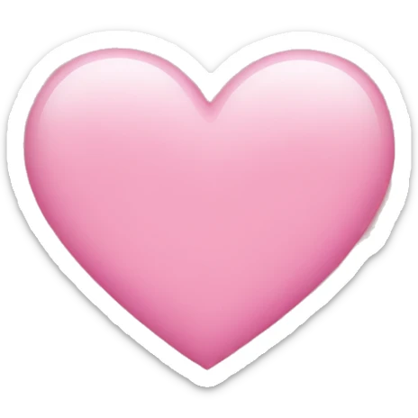 pink heart sticker