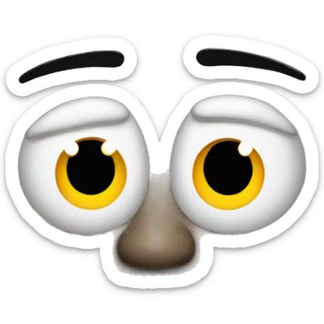 side eye emoji sticker