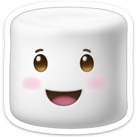 marshmallow sticker