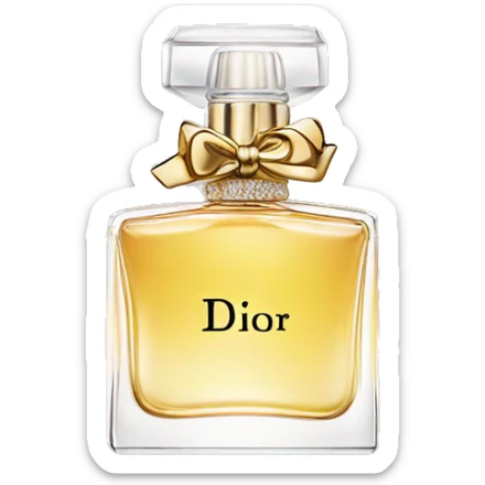 dior perfume sticker
