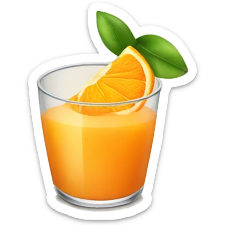 orange juice sticker