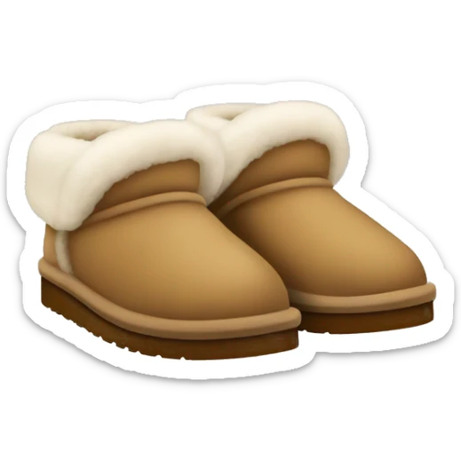 Ugg slippers sticker