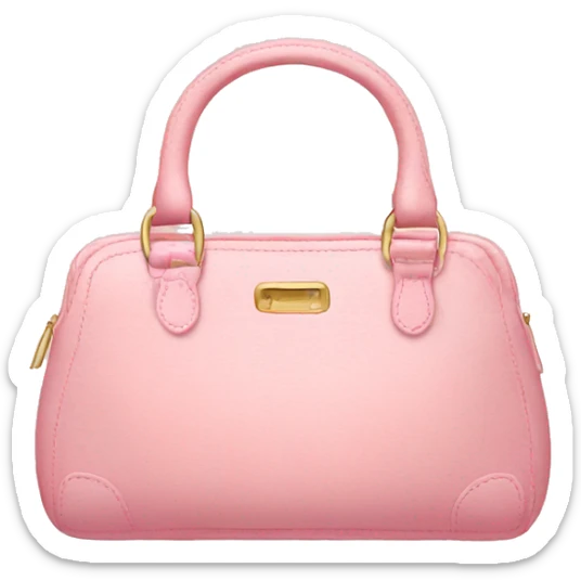 Pastel Pink purse sticker