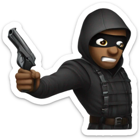 robber sticker